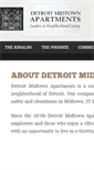 Mobile Screenshot of detroitmidtownapartments.com
